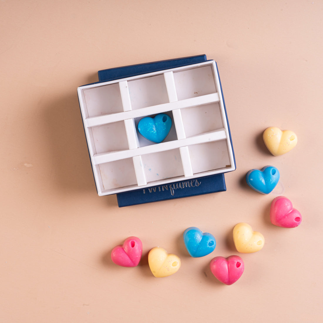 Soy Wax Melts Hearts Twin Flames India