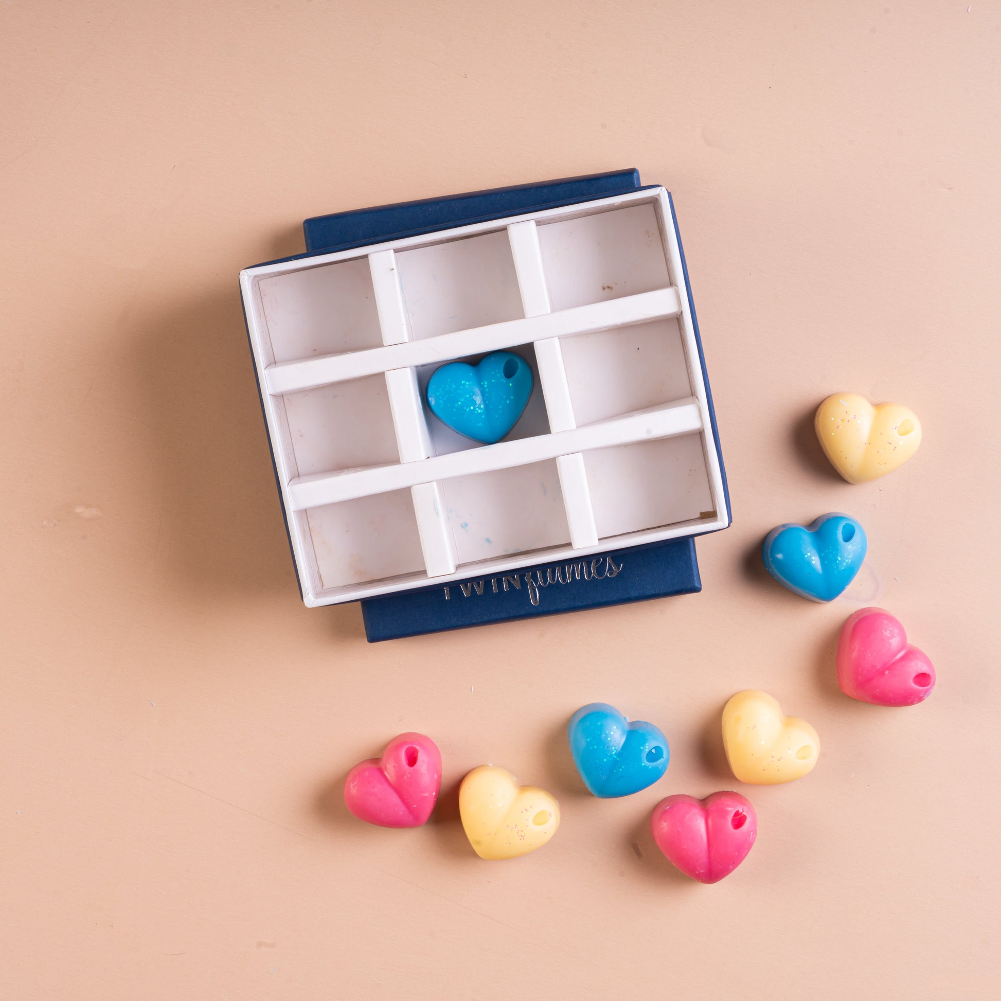 Soy Wax Melts Hearts Twin Flames India