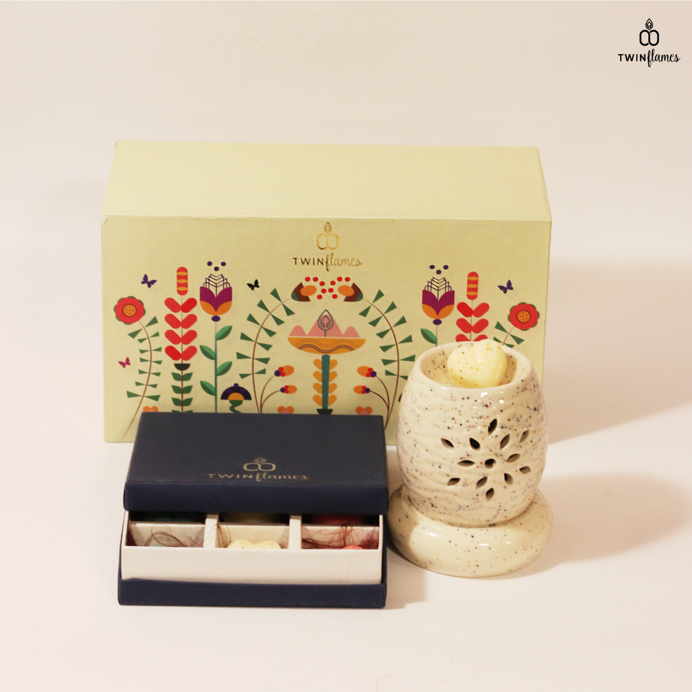 Electric Diffuser & Wax Melt Box Twin Flames India