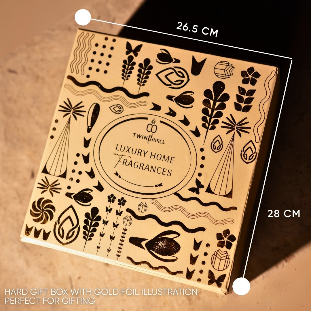 The Romance Box– Fragrance Bar,  Ceramic Diffuser, Diffuser Oils, Candle & Mini Aroma Mist