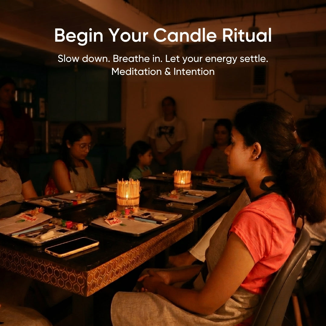 Affirmation Candle Pouring