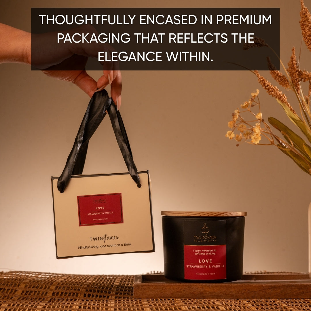 Balance – Lemongrass & Basil Scented Affirmation Candle