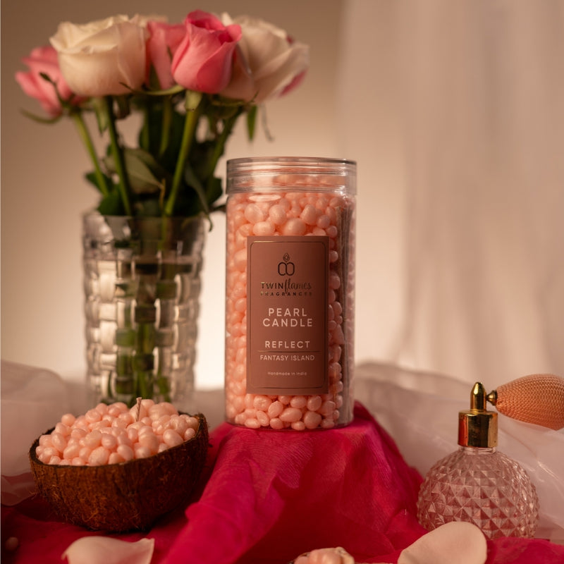 Pearl (Moti) Candle  Jar – Fantasy Island Scented