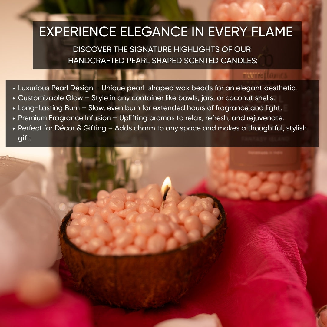 Pearl (Moti) Candle Jar – Fantasy Island Scented
