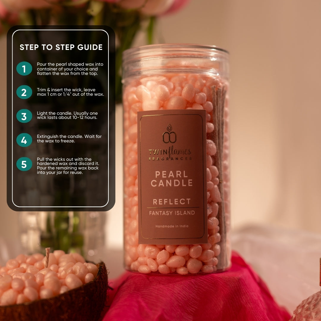 Pearl (Moti) Candle Jar – Fantasy Island Scented
