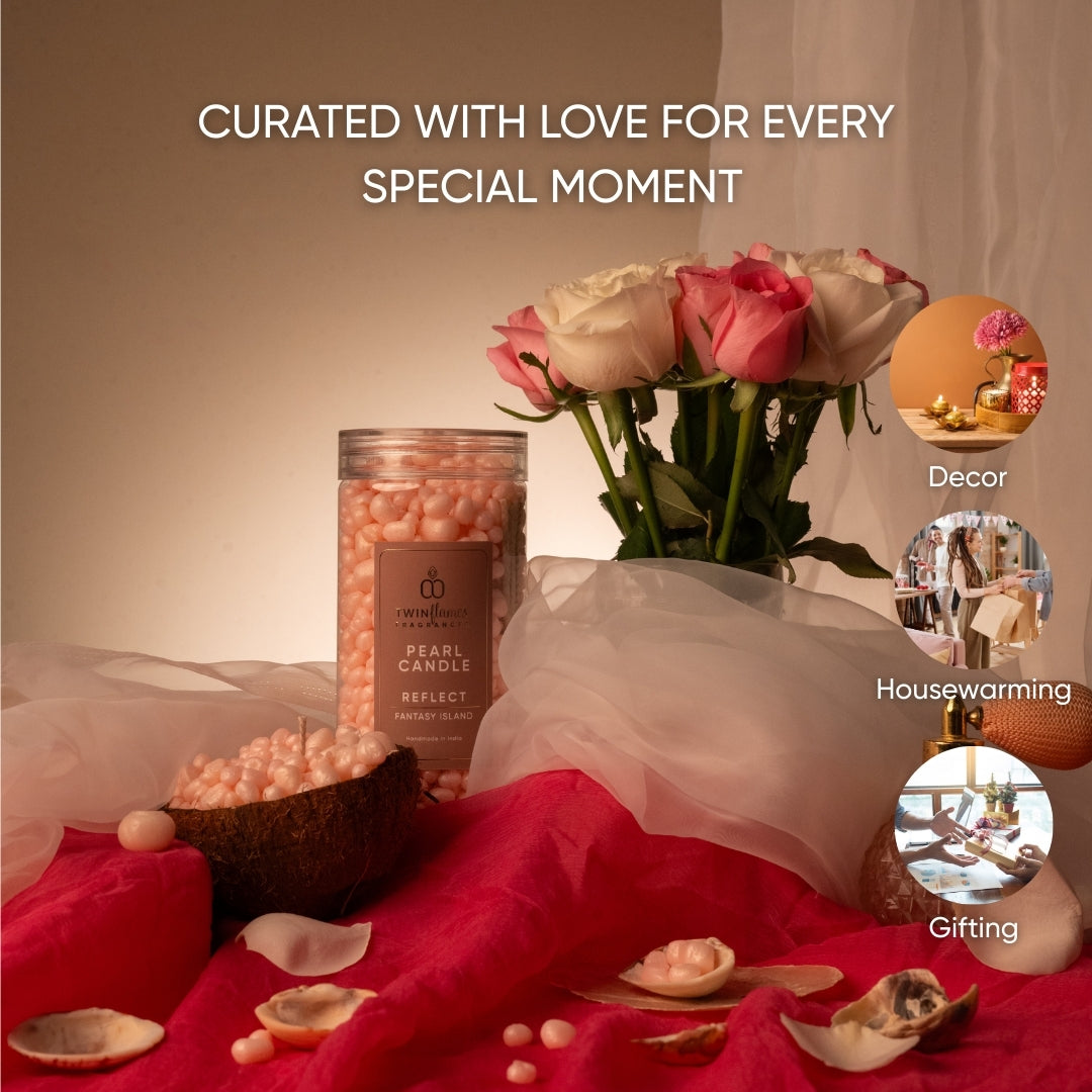 Pearl (Moti) Candle Jar – Fantasy Island Scented