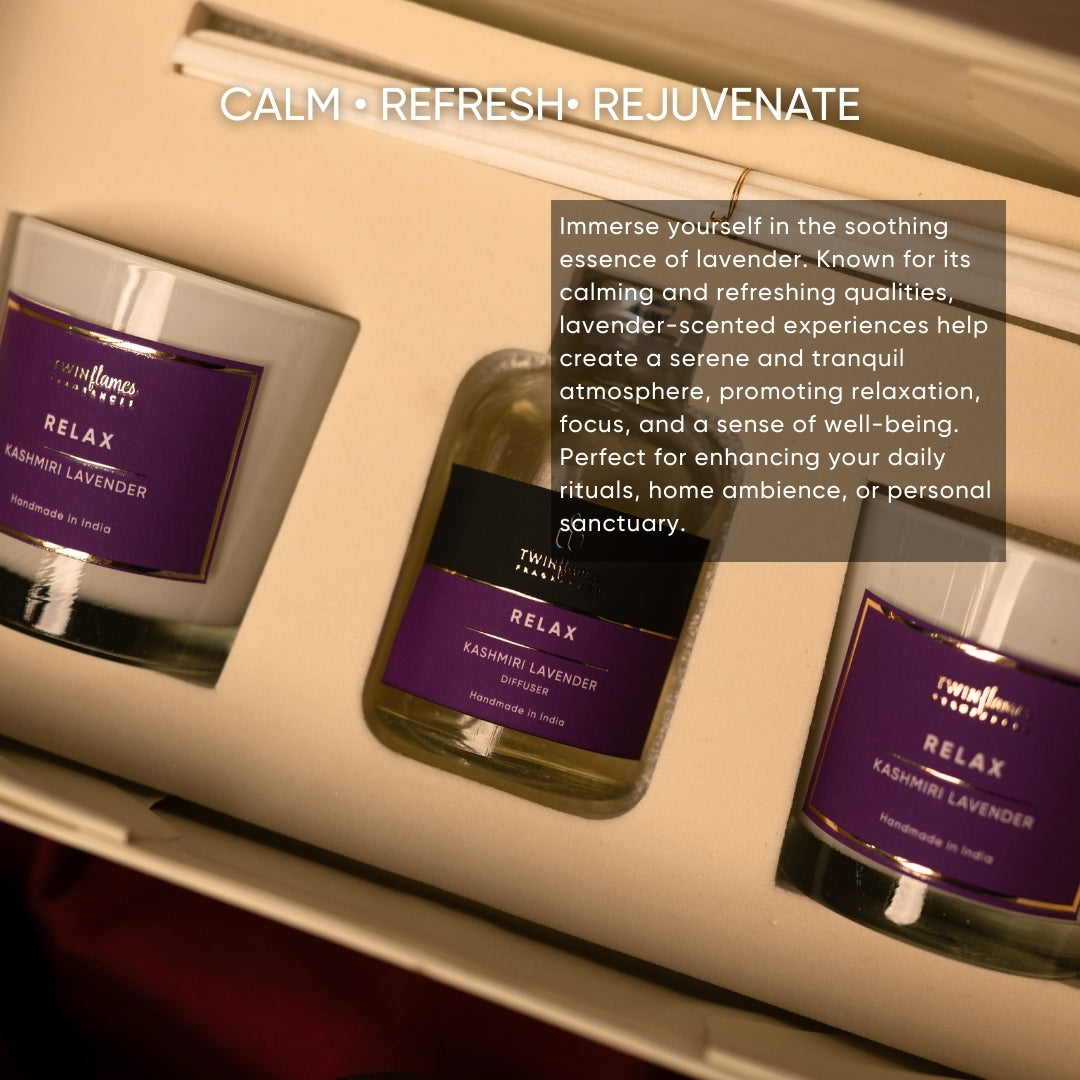 Nivara Gift Box: Kashmiri Lavender (Relax)