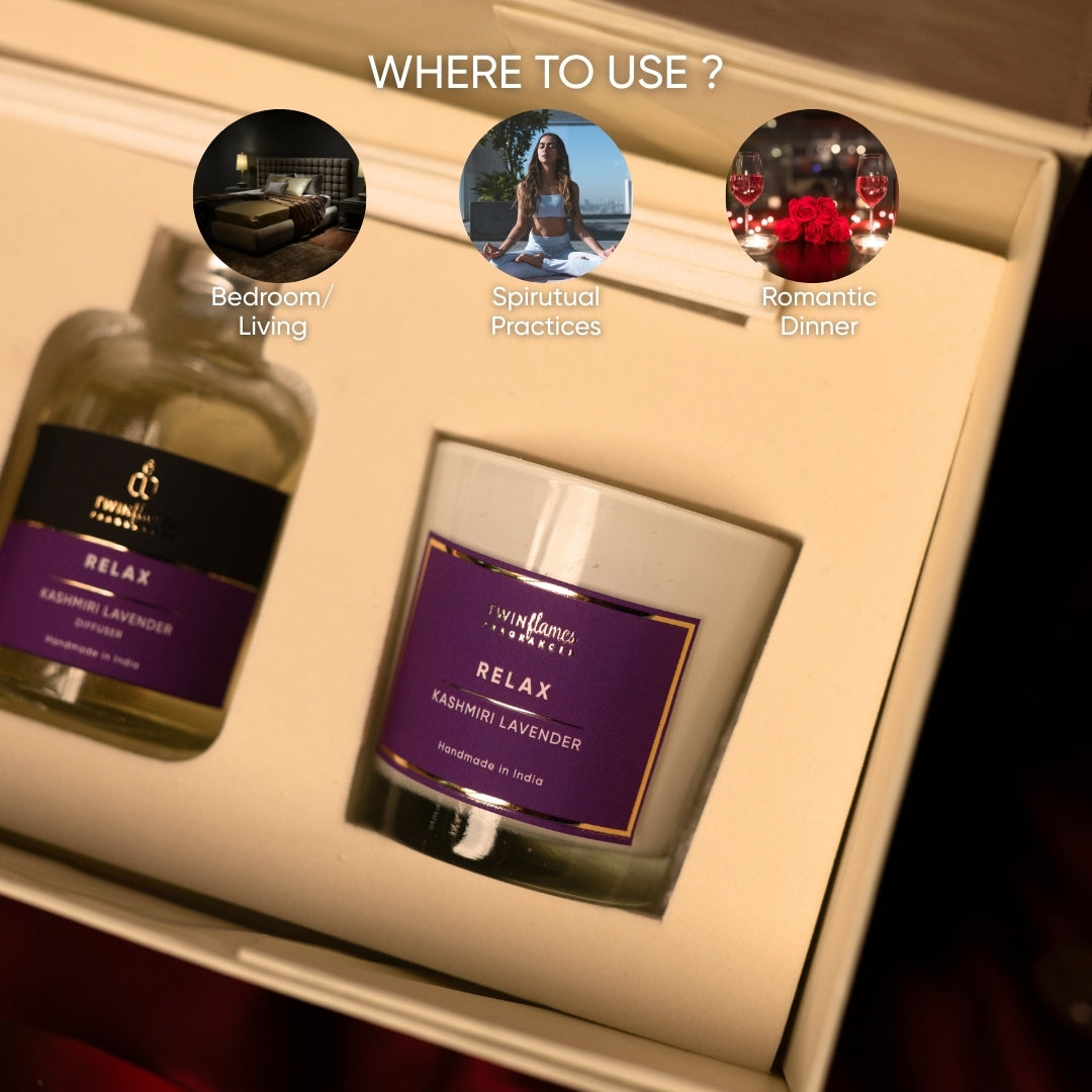 Nivara Gift Box: Kashmiri Lavender (Relax)