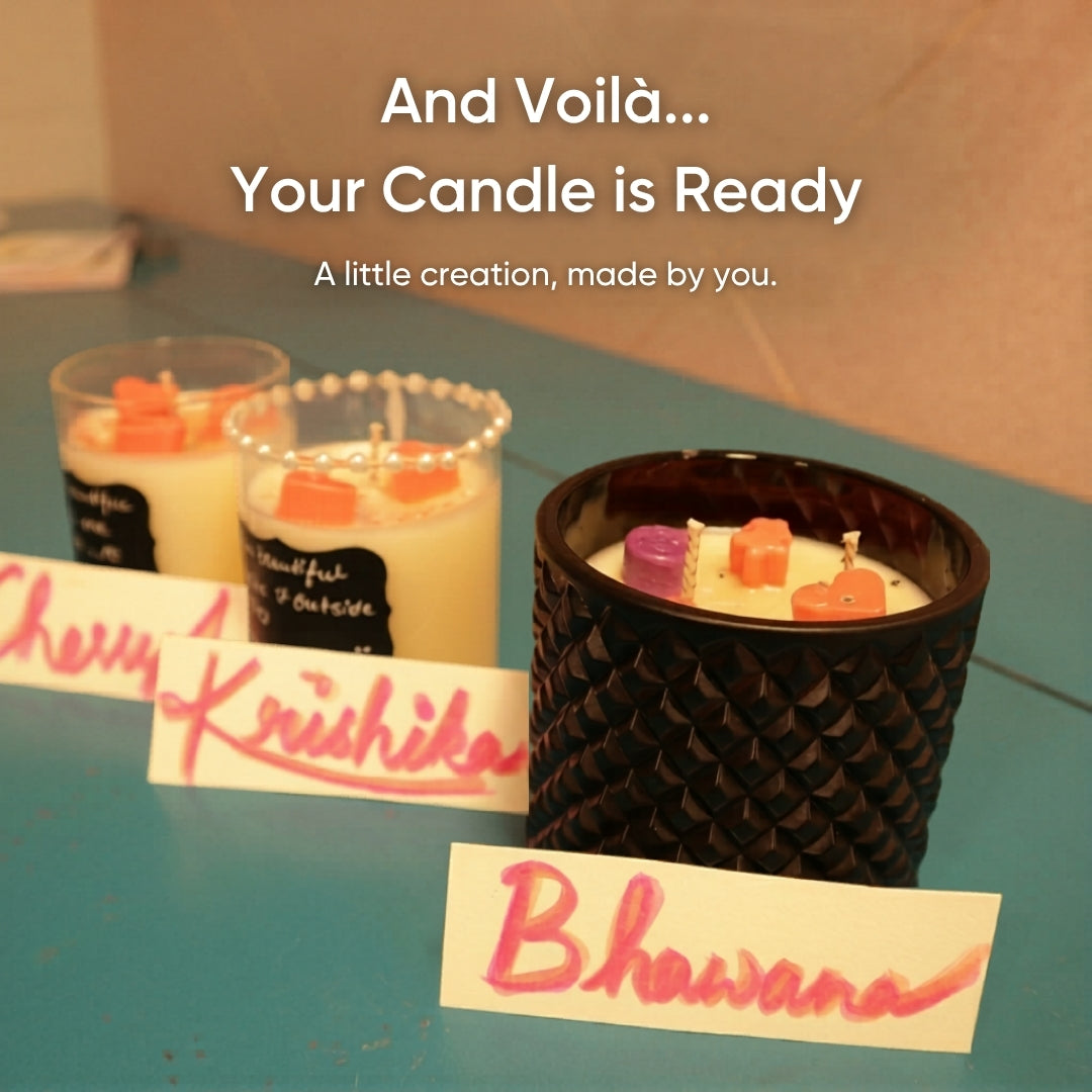 Affirmation Candle Pouring