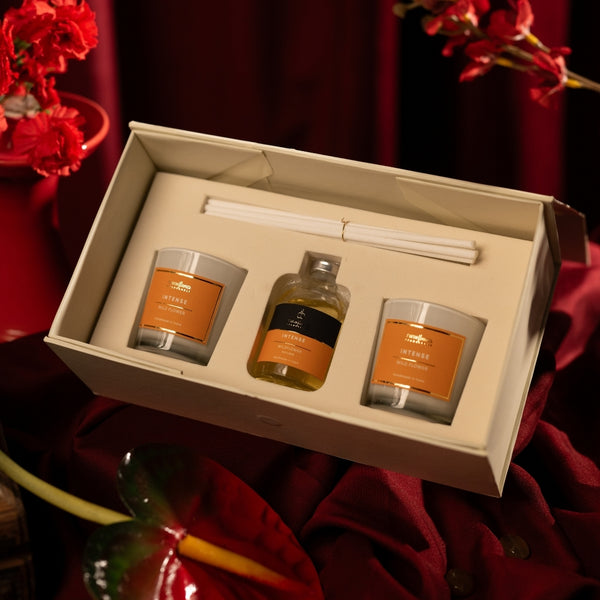 Nivara Box: Wildflower – 50ml Reed Diffuser & Dual Shot Glass Candles