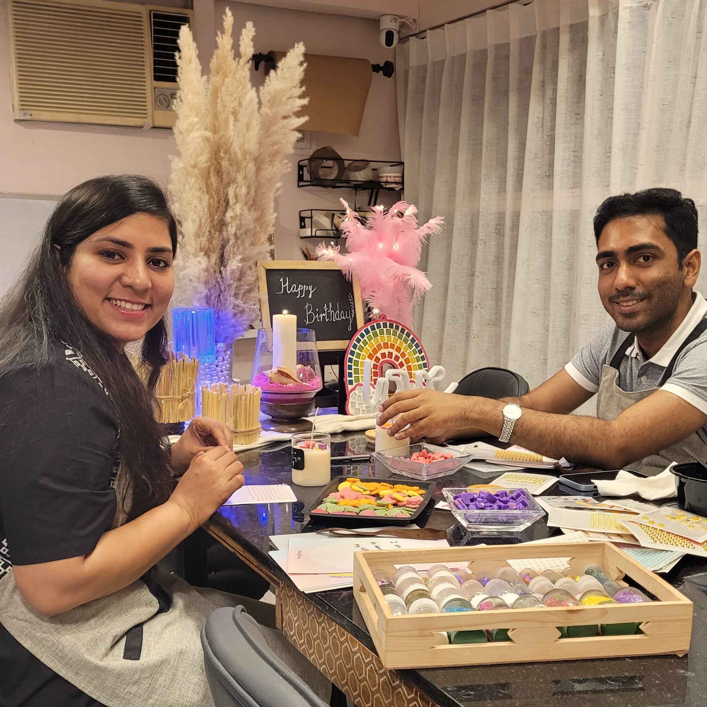 Date Night Candle Pouring