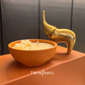 Earthen Candle (Scented) Twin Flames India