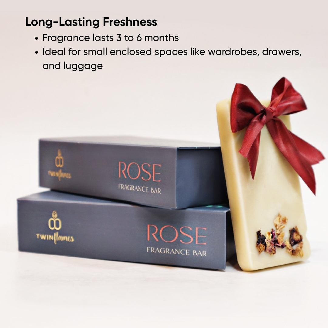 Rose Fragrance Bar - Set of 2