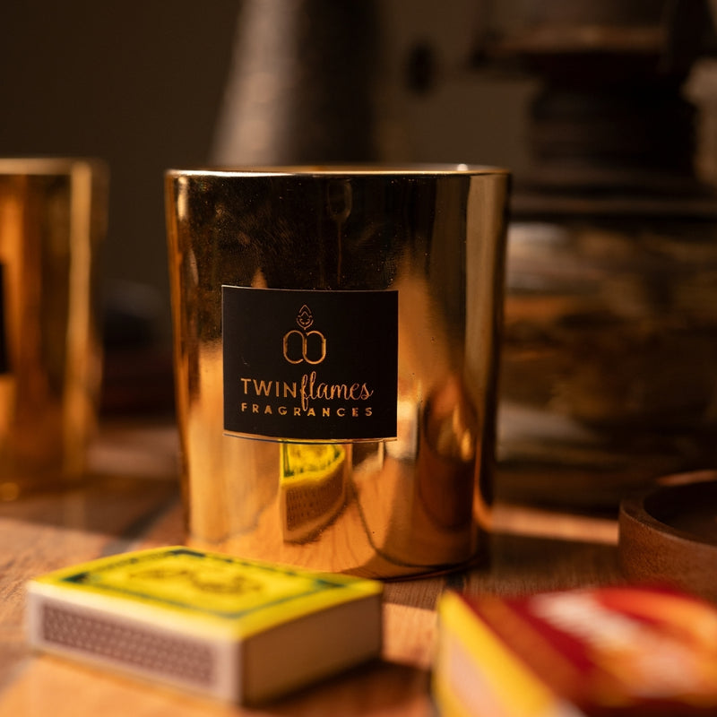 Metallic Soy Scented Jar Candle | Single Piece