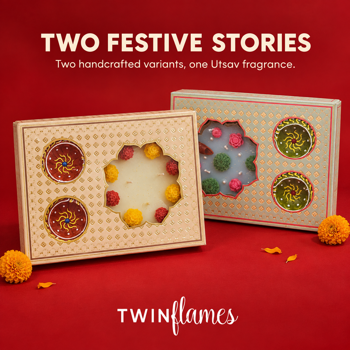 Phool – Urli & Diya Candle Set