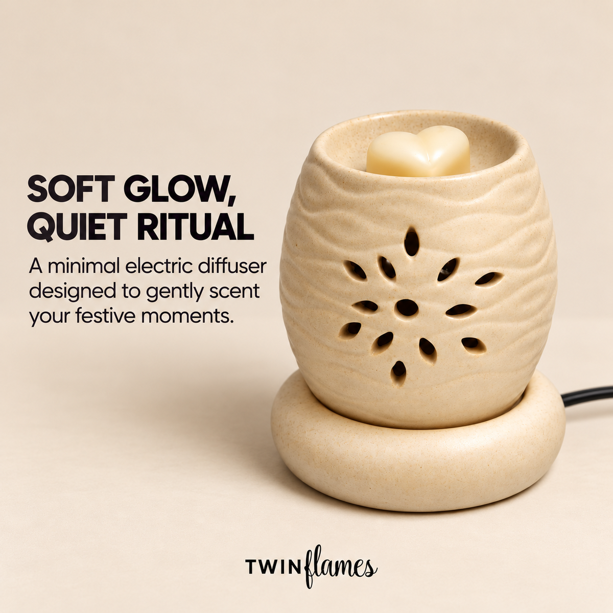 Aangan – Pushp Camphor, Fragrance Bar, Diya Candle, Diffuser & Dry Fruit Gift Set