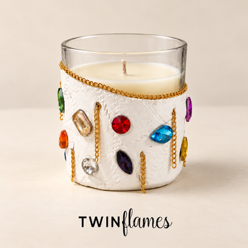 Bejewelled Jar Candle