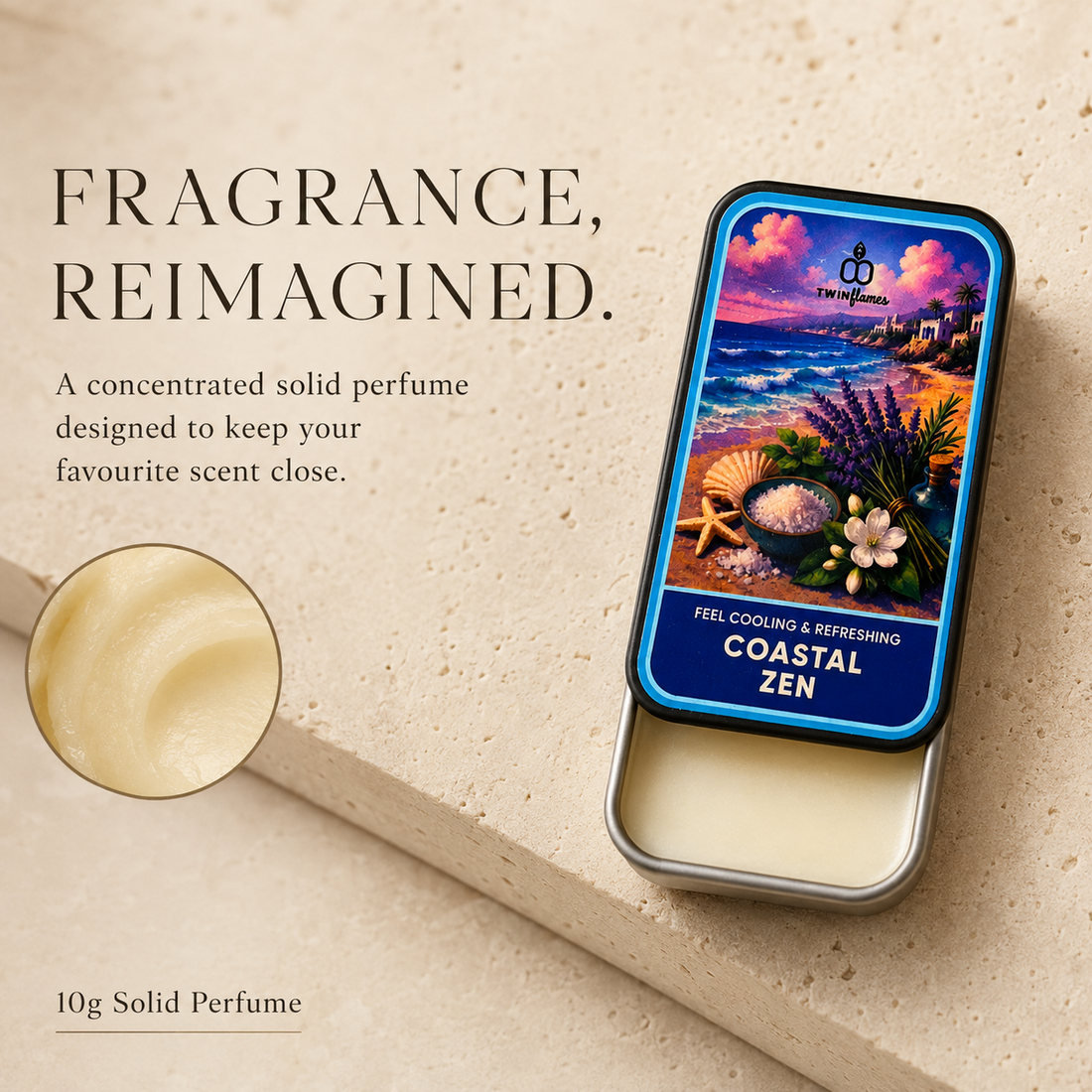 Solid Perfume - Coastel Zen