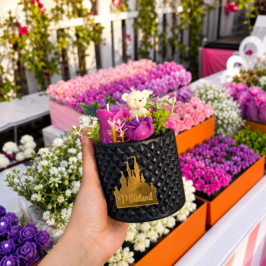 Floral Bouquet Jar Candle