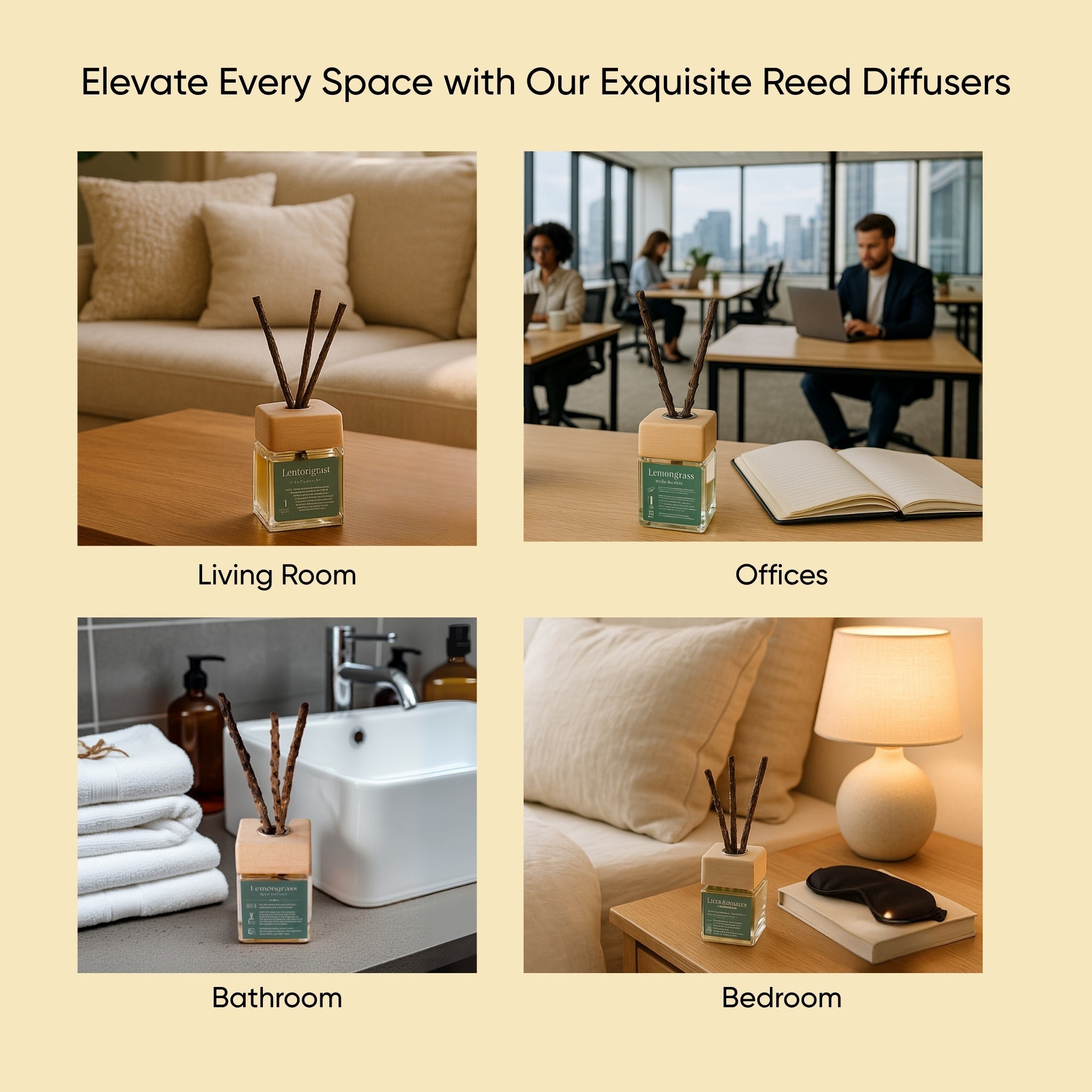 Reed Diffuser | Oud Twin Flames India