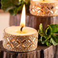 Golden Glow Candle (Box of 9) Twin Flames India