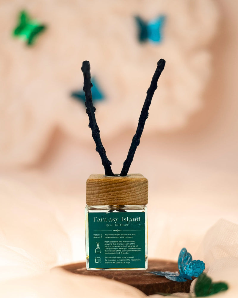 Reed Diffuser | Fantasy Island Twin Flames India