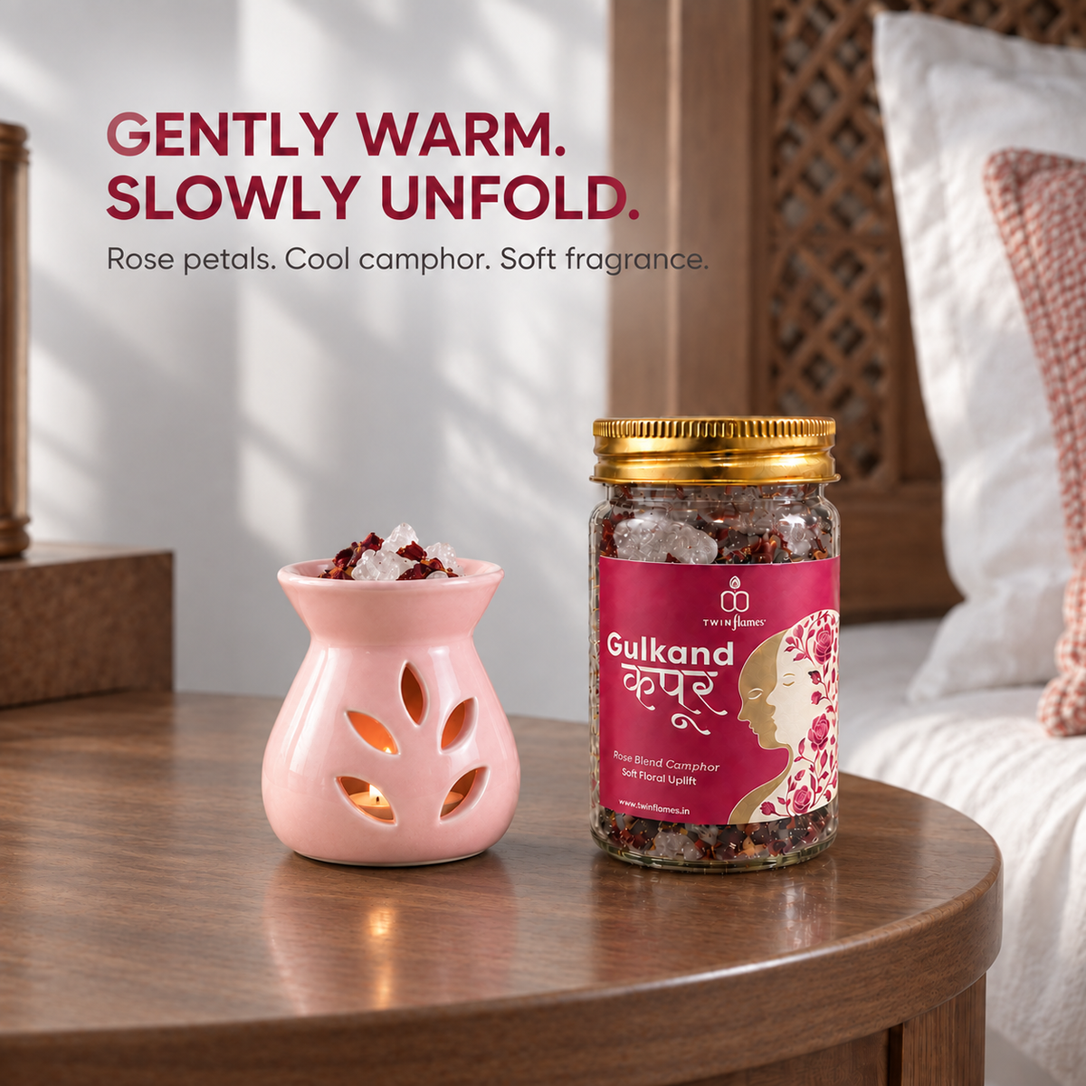 GULKAND कपूर - Rose Blend Camphor