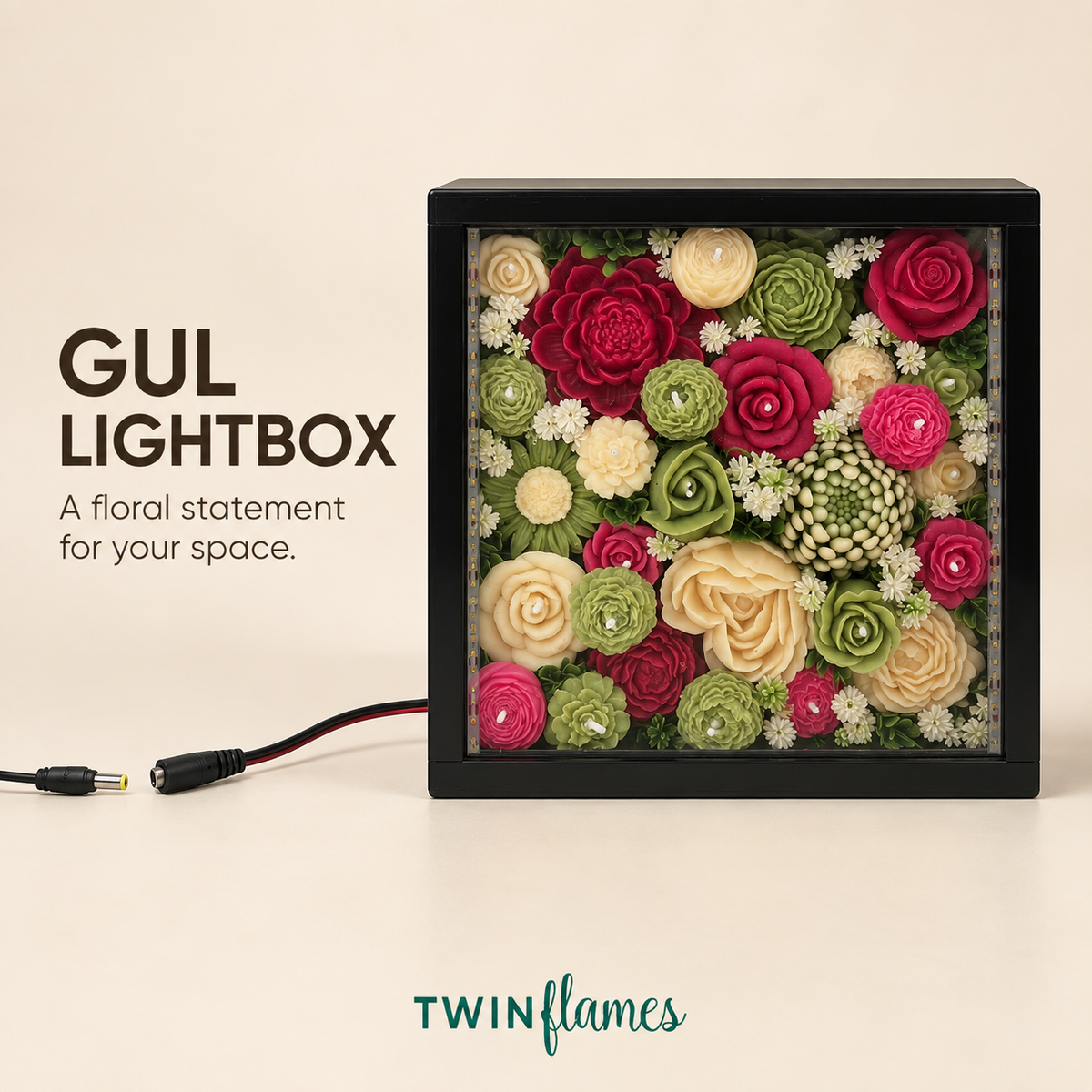 Floral Bouquet Light Box