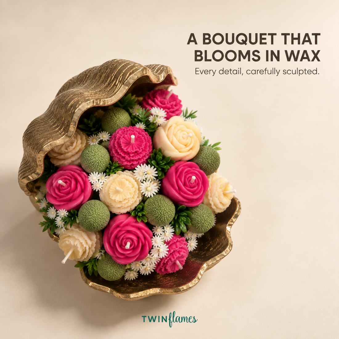 GulShankh - Floral Bouquet Scented Bouquet (Kolkata Delivery Only)