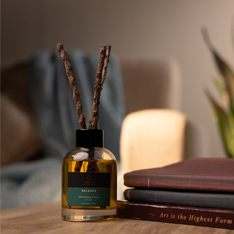 Lemongrass & Basil Aroma Reed Diffuser – 100ml