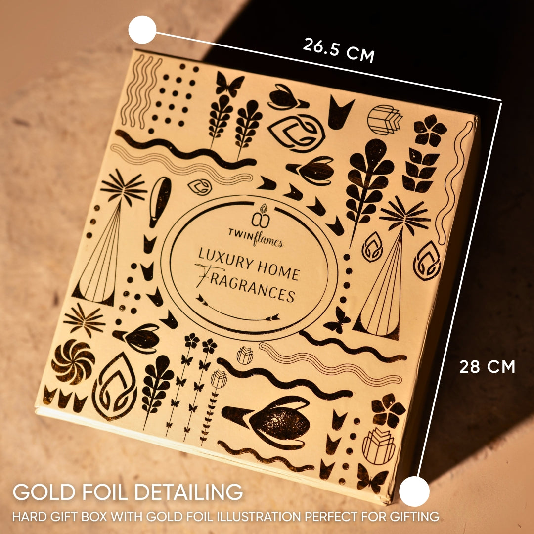 Aarohi Gift Box – Diffuser, Wax Melt, Freshener, Bar & Candle
