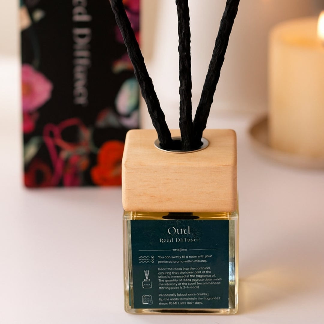 Reed Diffuser | Oud Twin Flames India