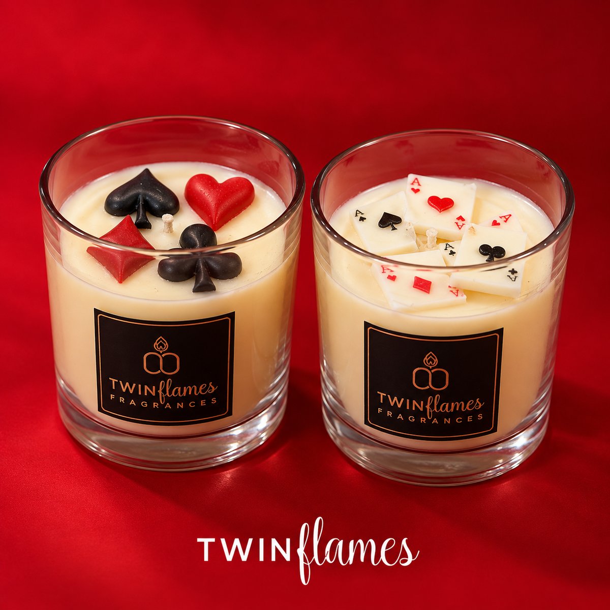Playing Card Inspired Scented Jar Candle