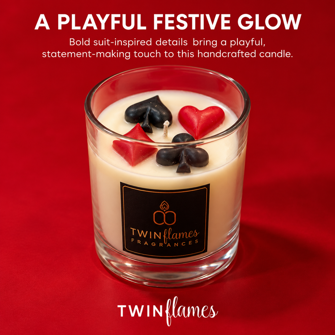 Playing Card Inspired Scented Jar Candle