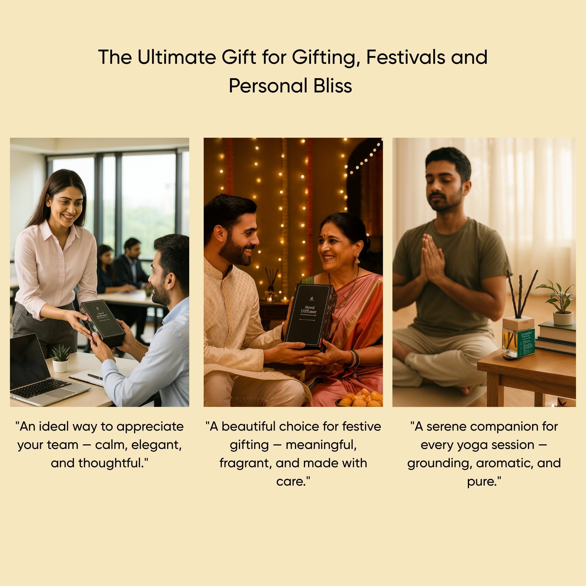 Reed Diffuser | Oud Twin Flames India
