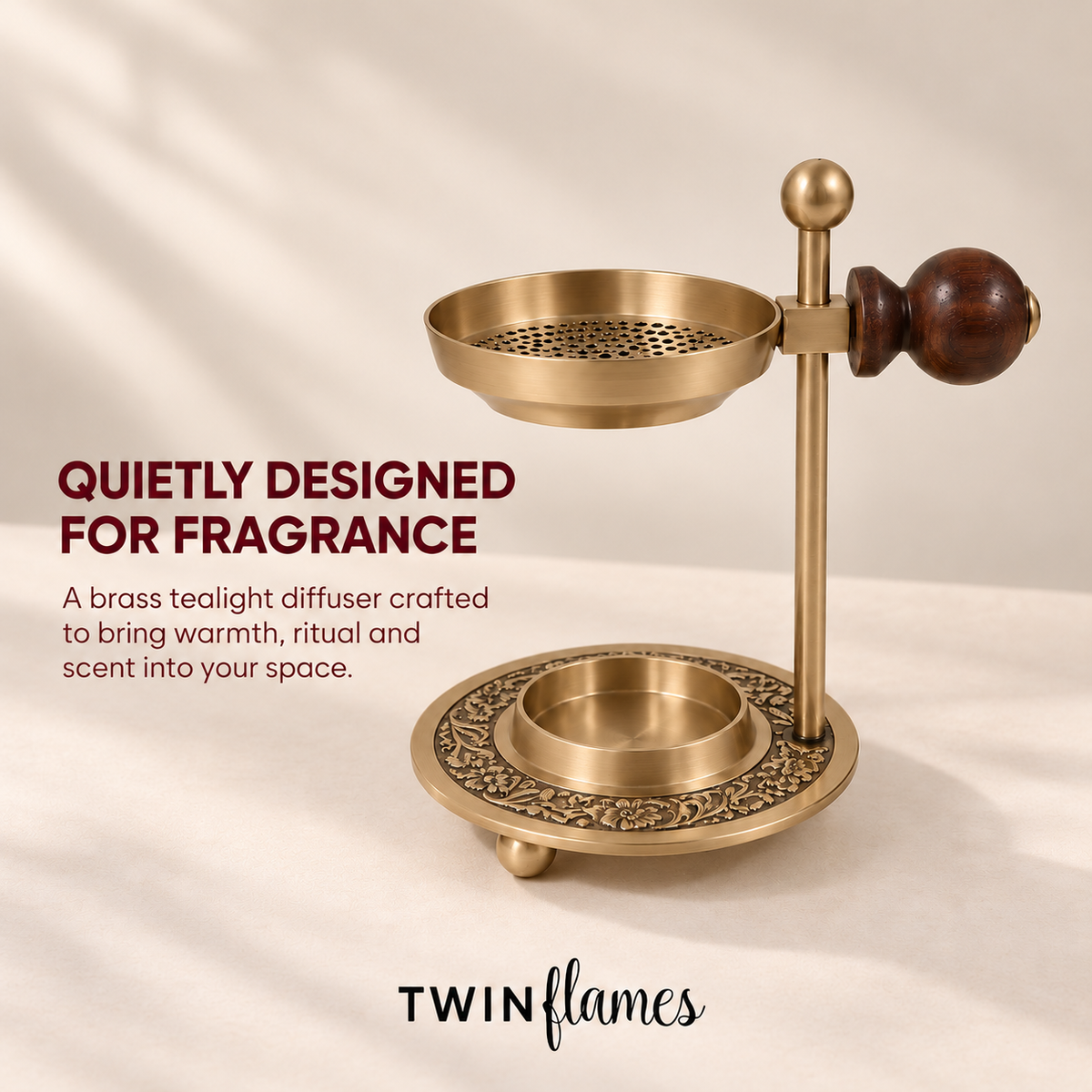 Saanjh – Gulkand Camphor, Urli Candle & Diffuser Set