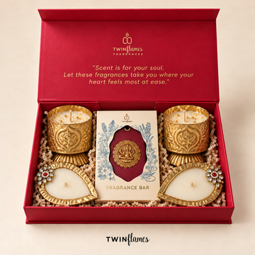 Shubh  – Fragrance Bar & Diya Candle Set