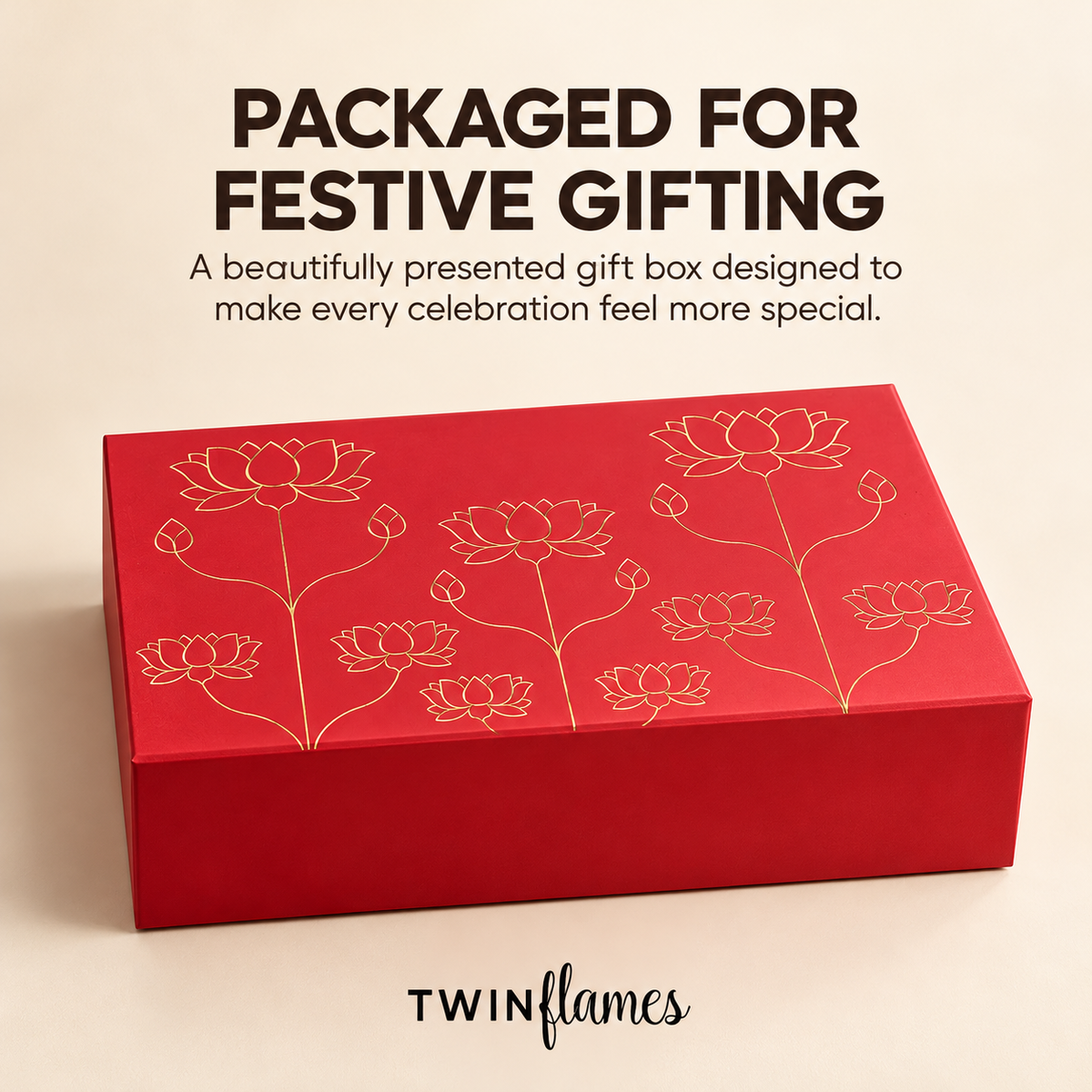 Noor – Floral Candle & Dry Fruit Gift Box