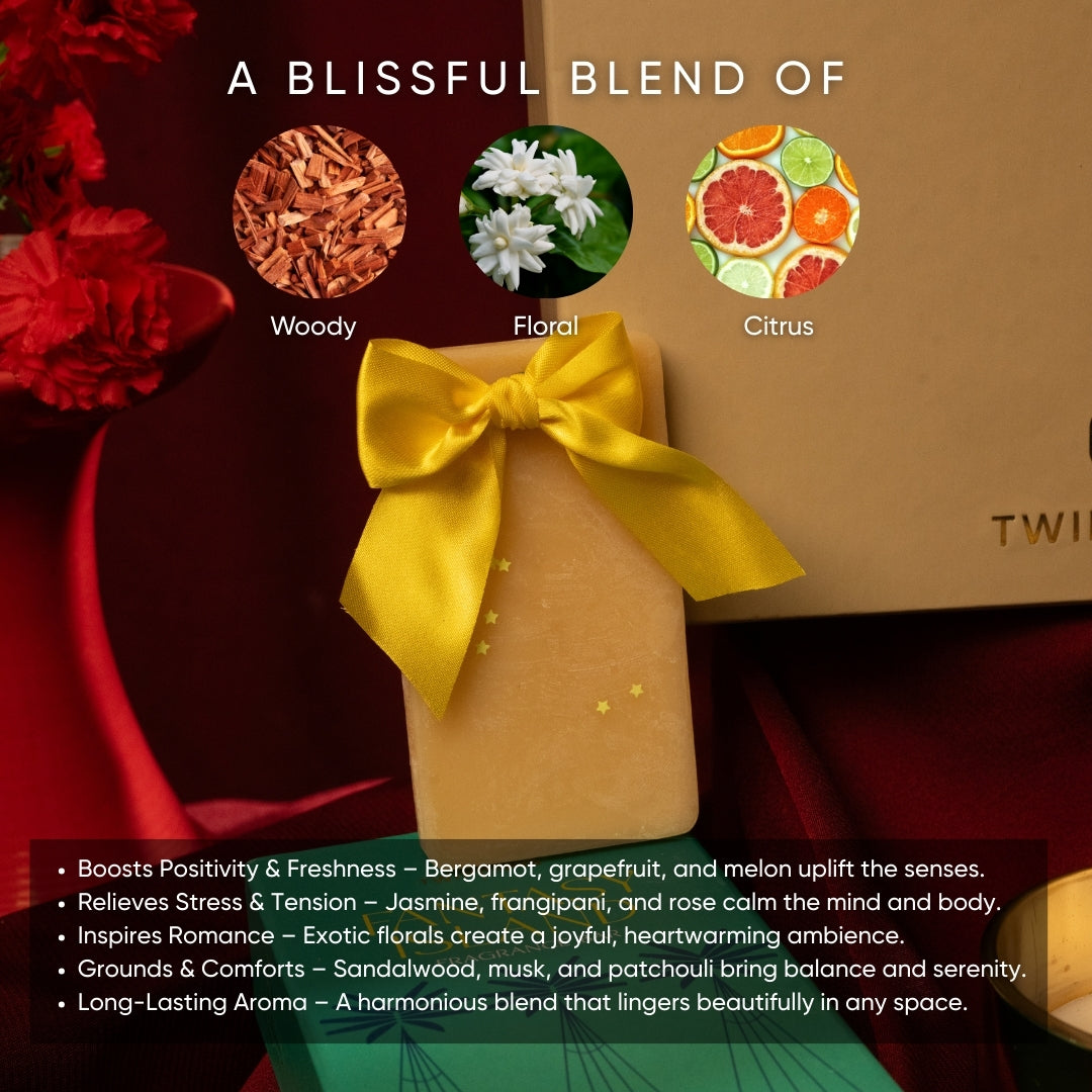 Rangrez Gift Box – Candle, Fragrance Bar & Mini Reed Diffuser