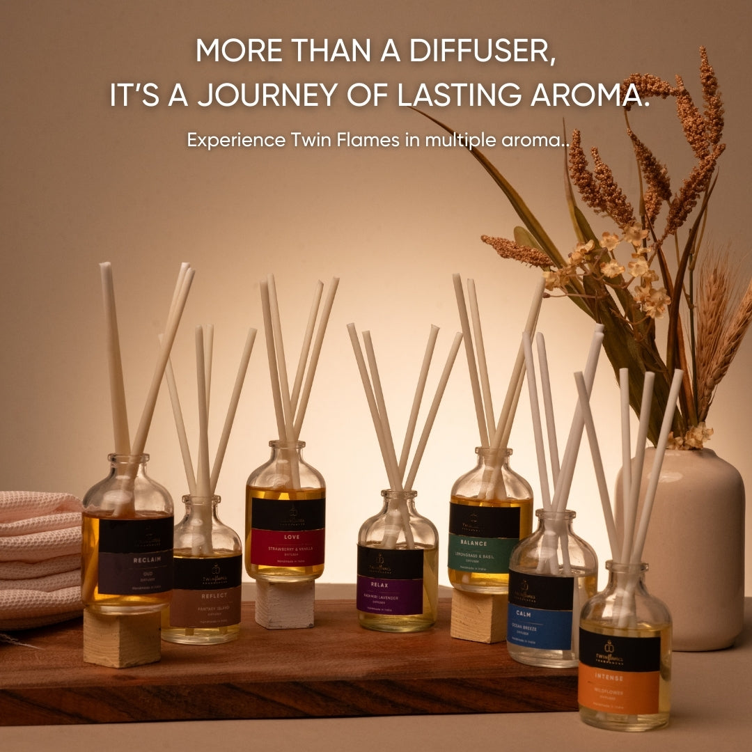 Rangrez Gift Box – Candle, Fragrance Bar & Mini Reed Diffuser