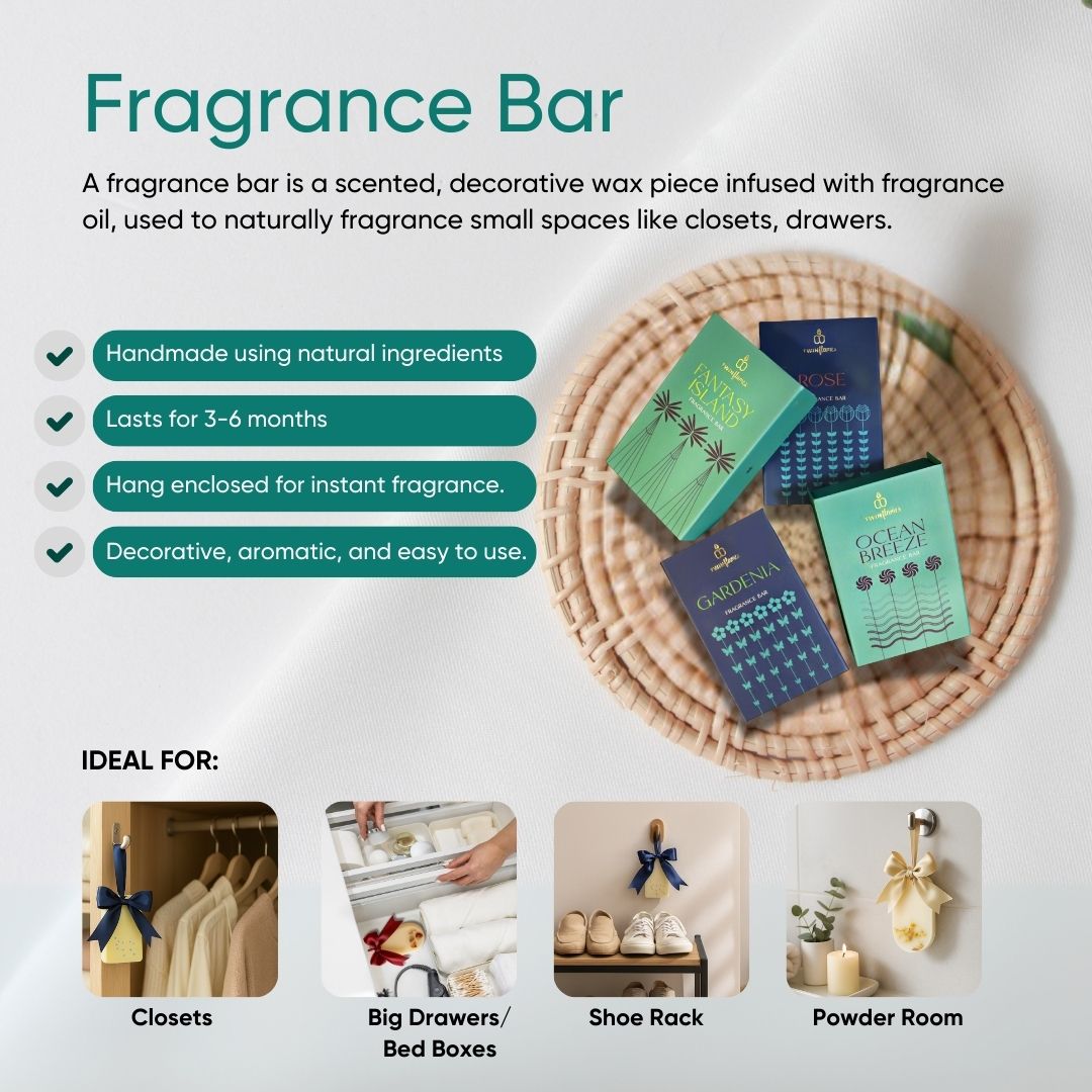 Rangrez Gift Box – Candle, Fragrance Bar & Mini Reed Diffuser