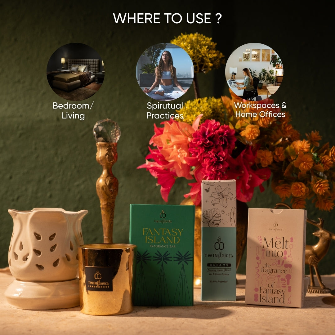Aarohi Gift Box – Diffuser, Wax Melt, Freshener, Bar & Candle