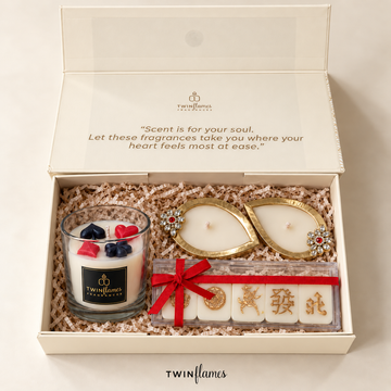 Tash – Candle, Diya & Mahjong Gift Set