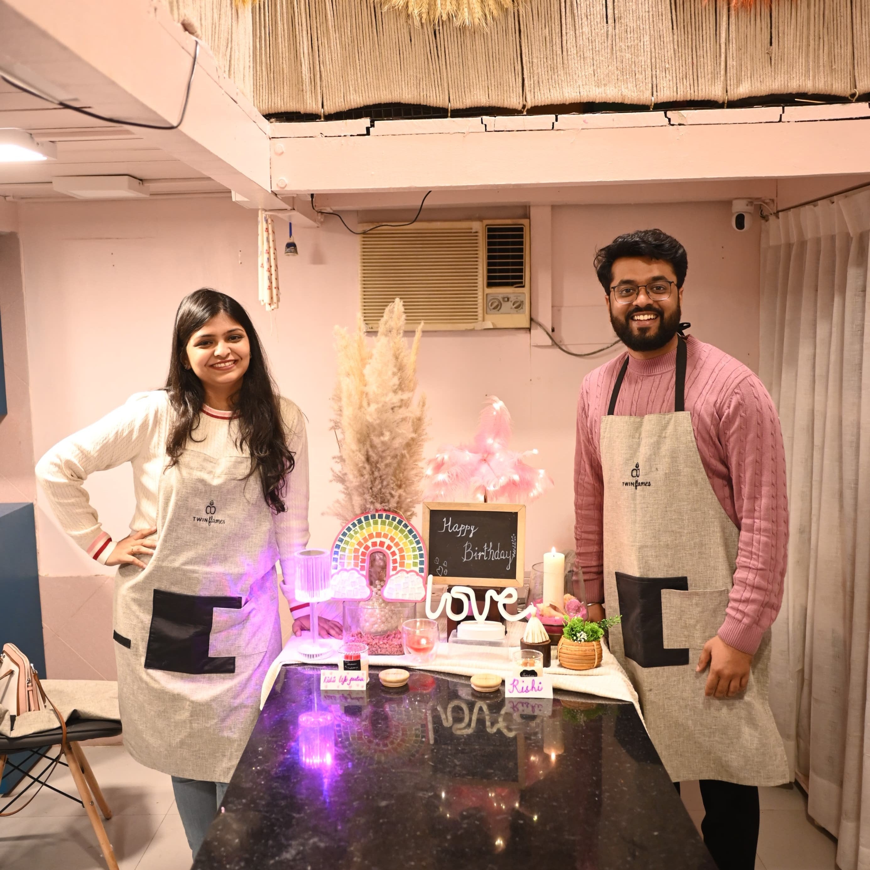 Affirmation Candle Pouring Twin Flames India