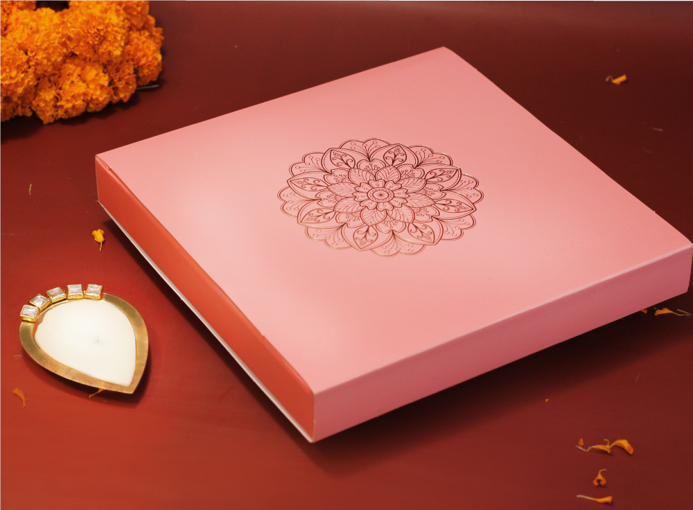 Brass Diya (Box of 6)- Scented (Big) Twin Flames India