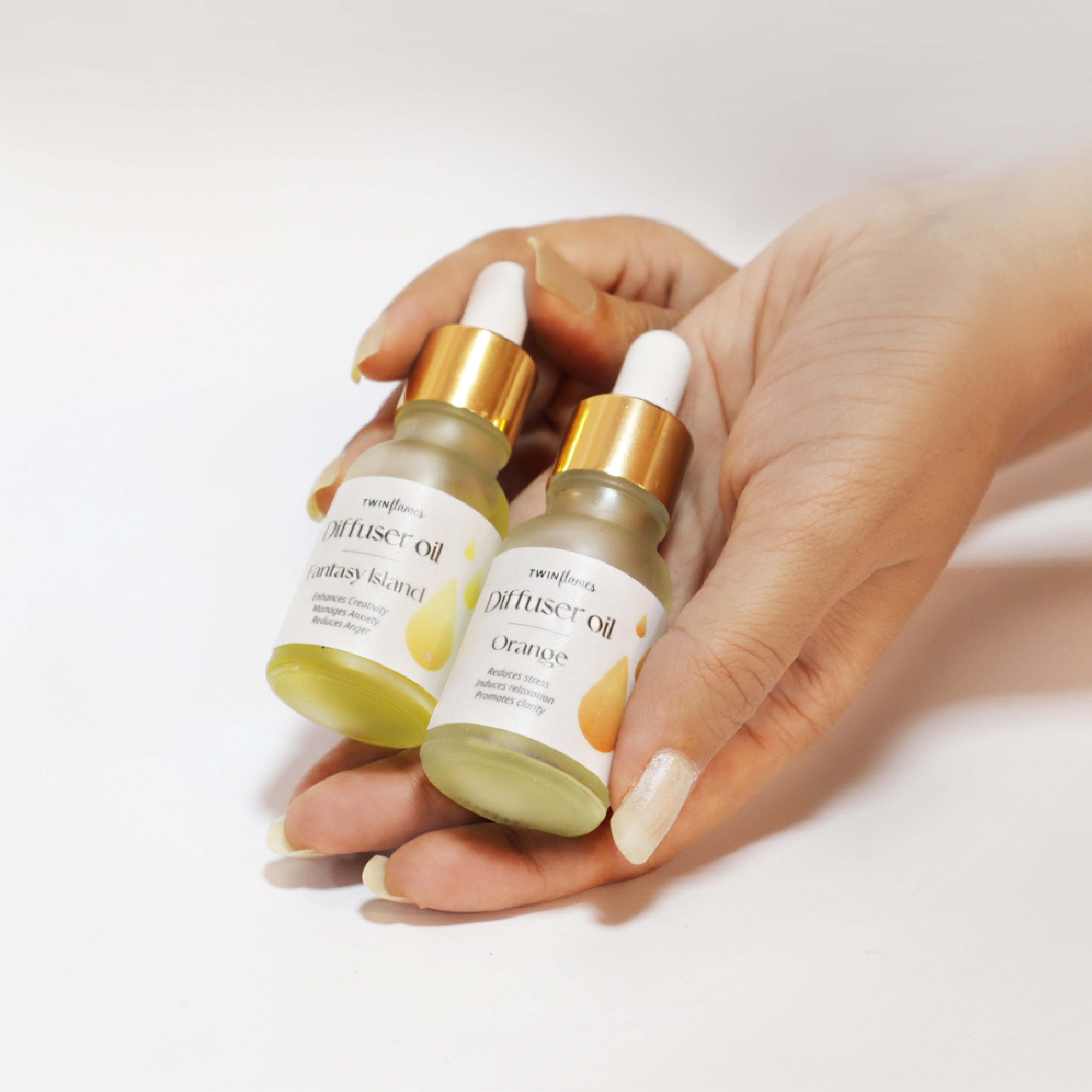 Orange Diffuser Oil Twin Flames India