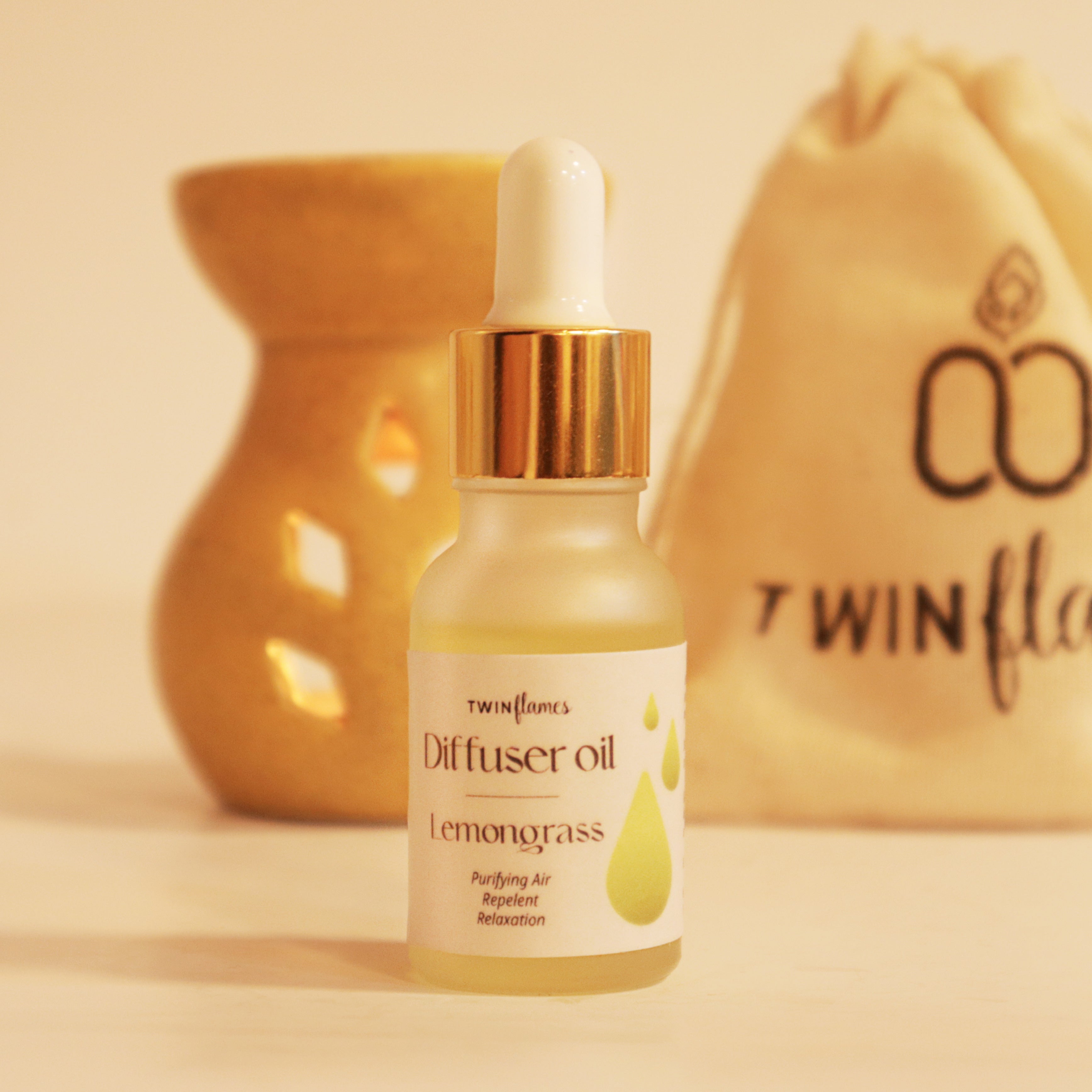 Lemongrass Diffuser Oil Twin Flames India