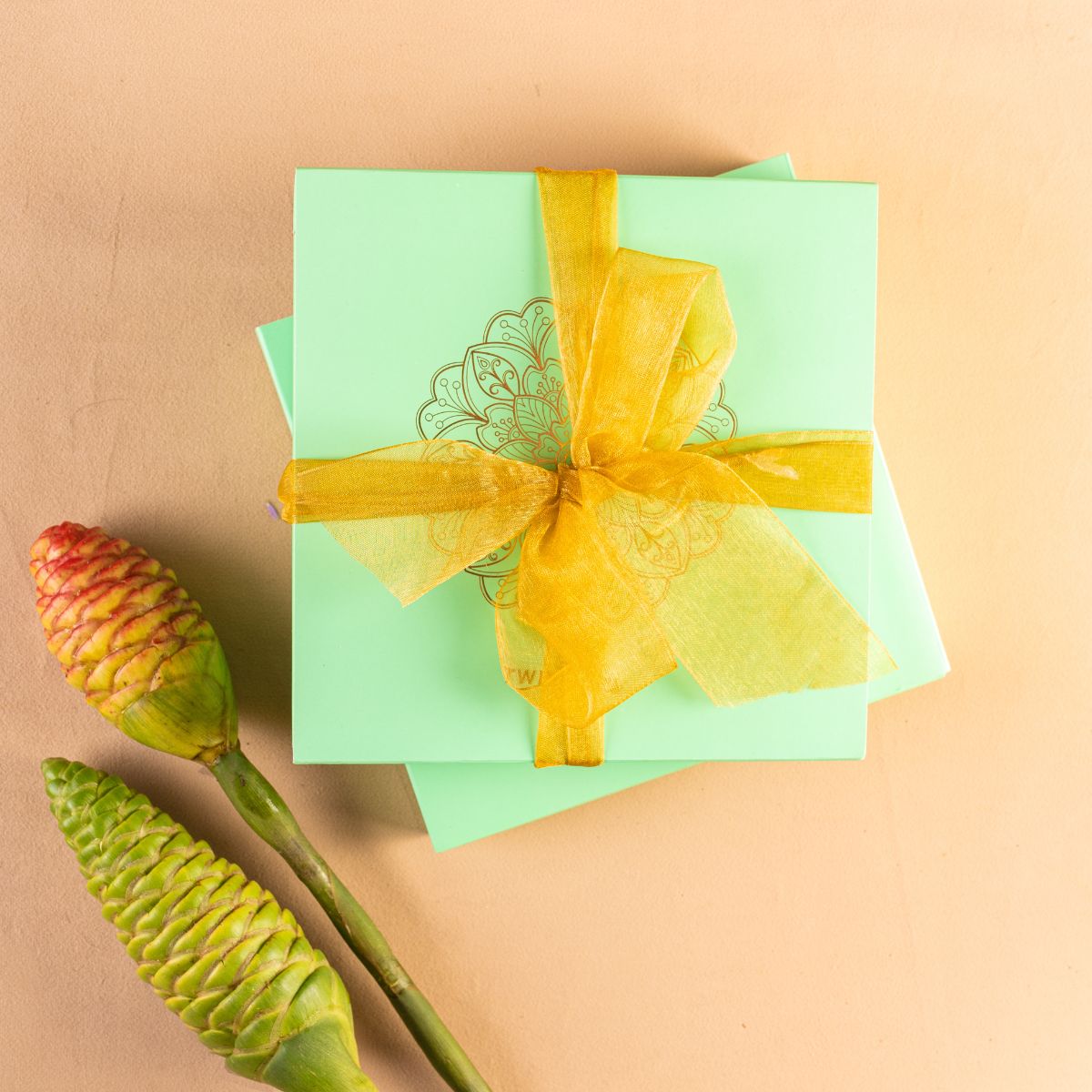 Golden Glow Candle (Box of 9) Twin Flames India