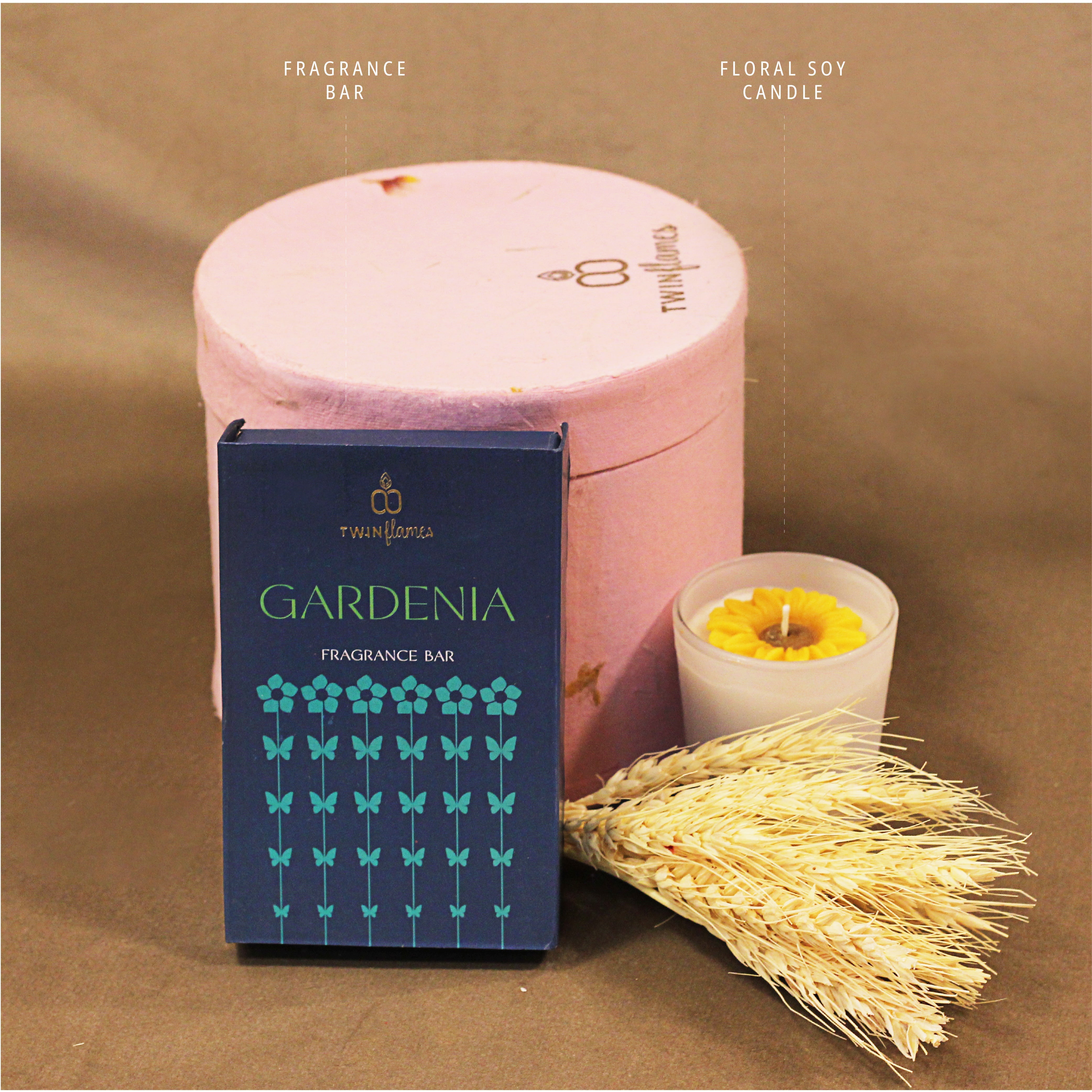 Floral Elegance Gift Box Twin Flames India