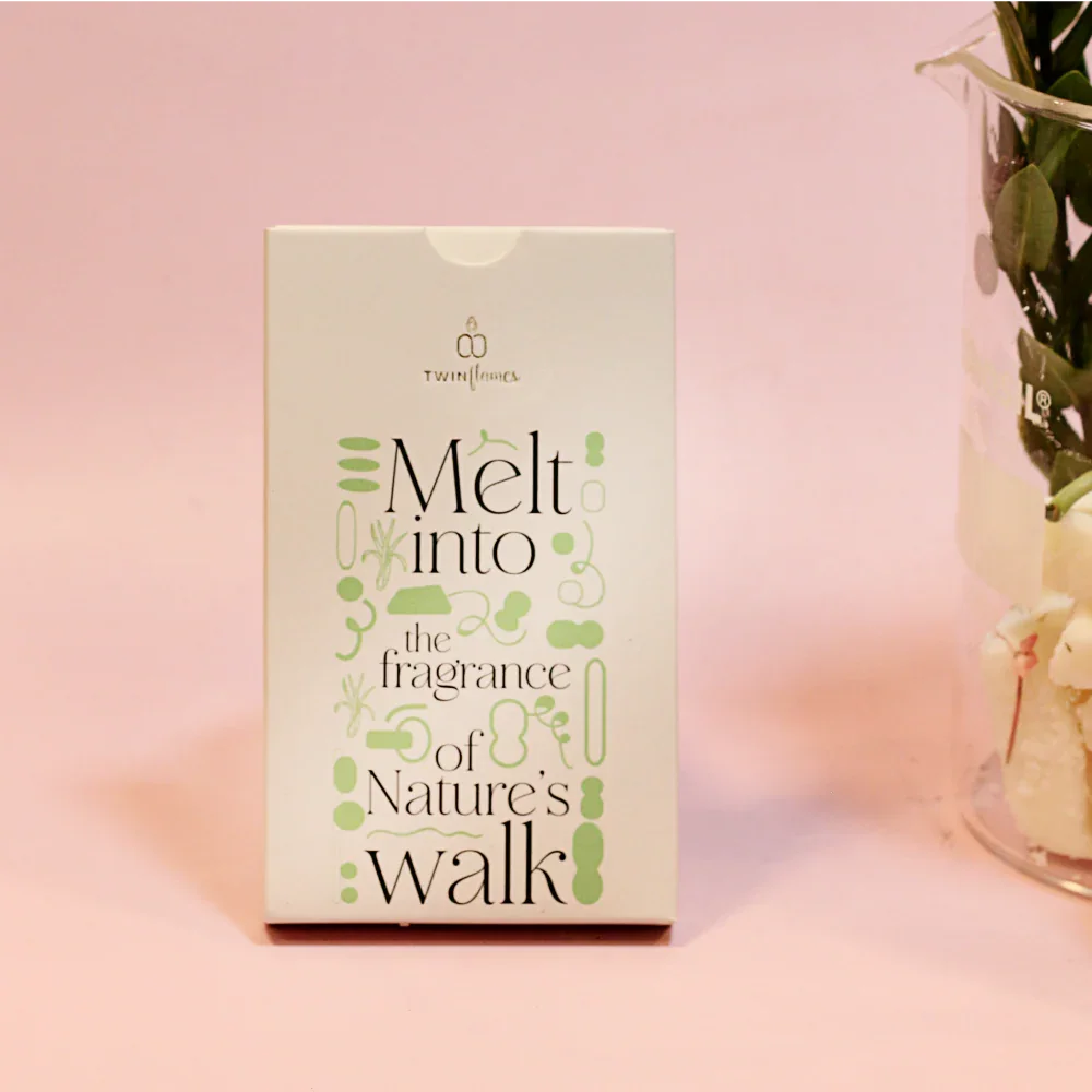 Nature's Walk Wax Melt Bar Twin Flames India
